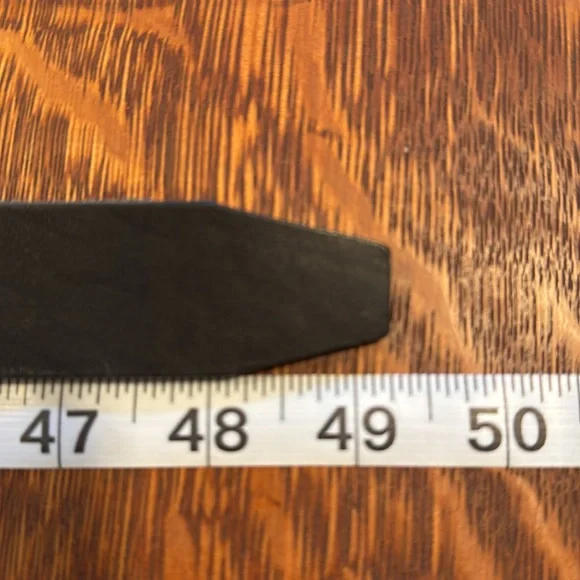 Billy Reid Dark Leather Belt - Picture 5 of 5